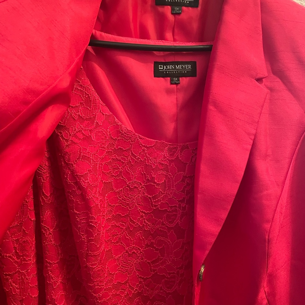 John Meyer Collection Lace dress suit.